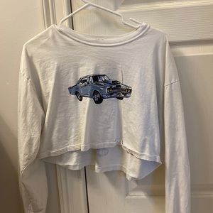 John Galt motor show car longsleeve tee